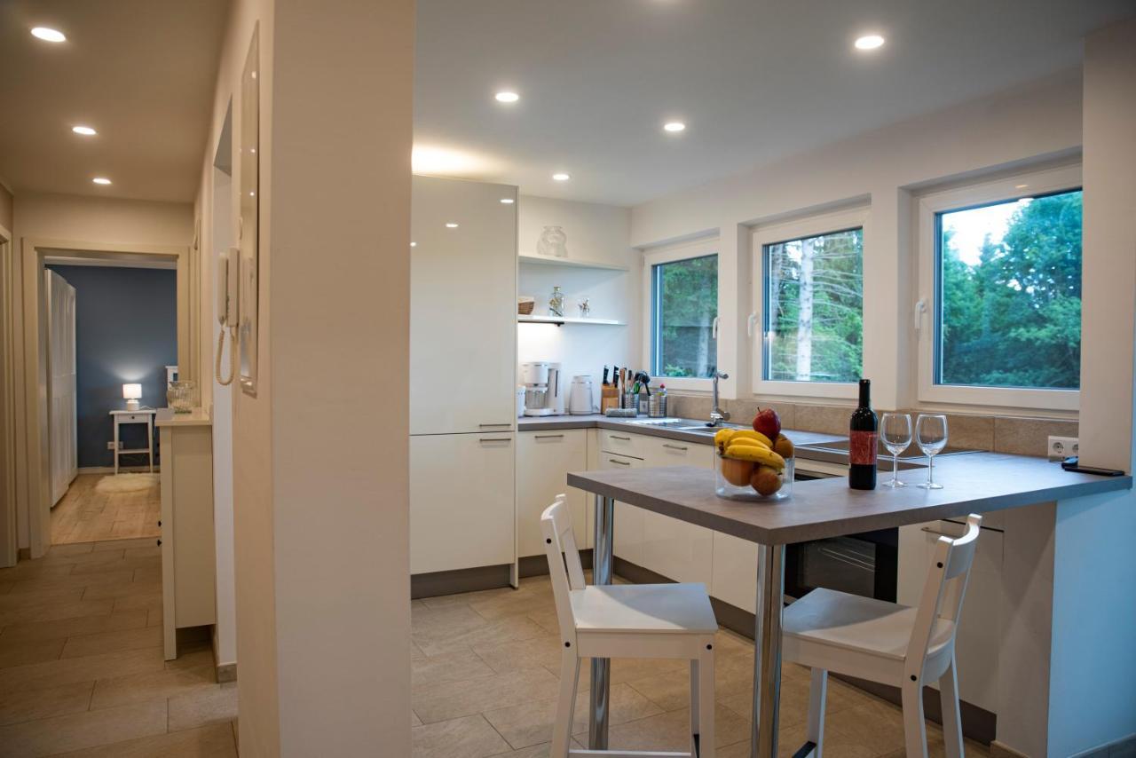 Moderne Wohnung Im Gruenen Mit Privatem Garten Donaueschingen Ngoại thất bức ảnh